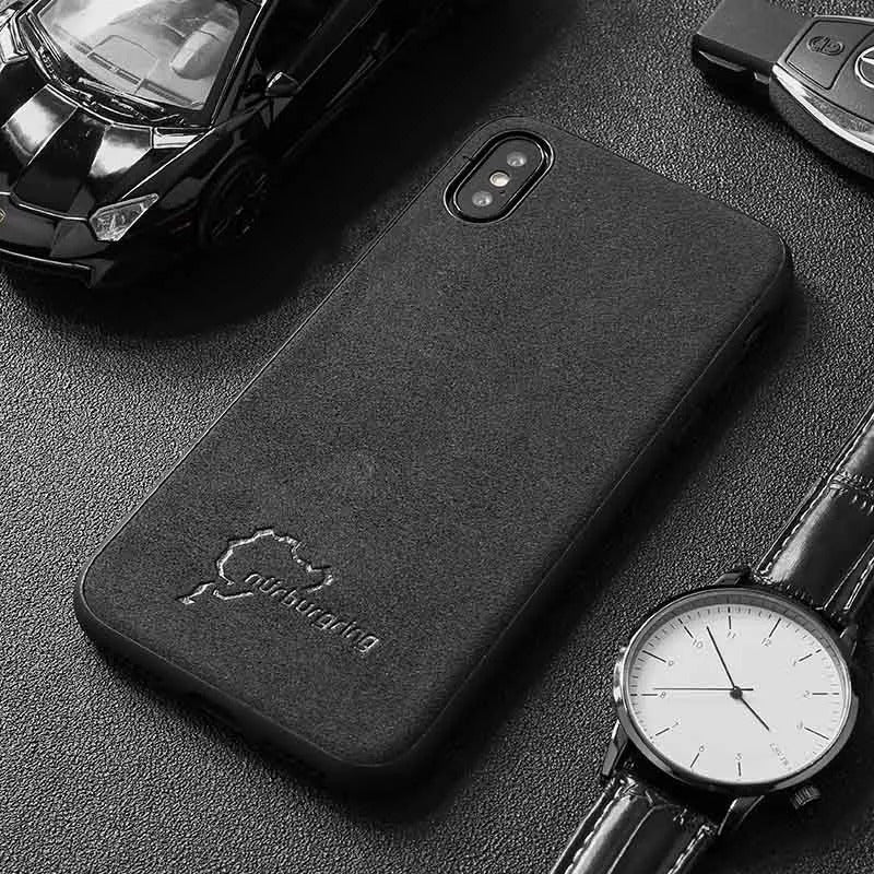 Alcantara Nürburgring Handyhülle iPhone, Golf R..