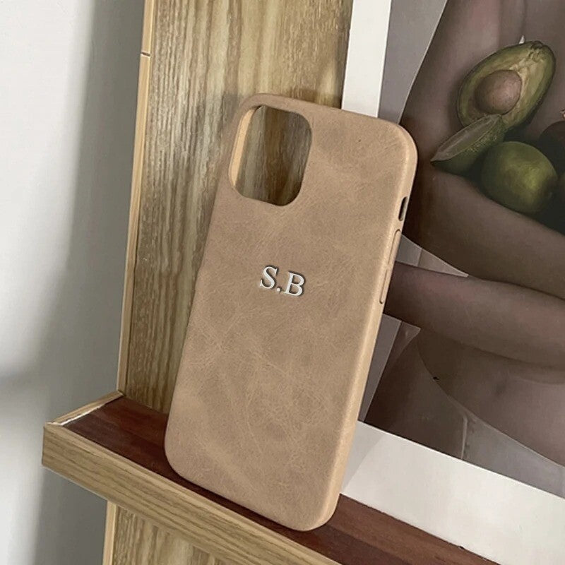 Personalisierte Handyhülle Iphone 11 12 13 14 15 Leder