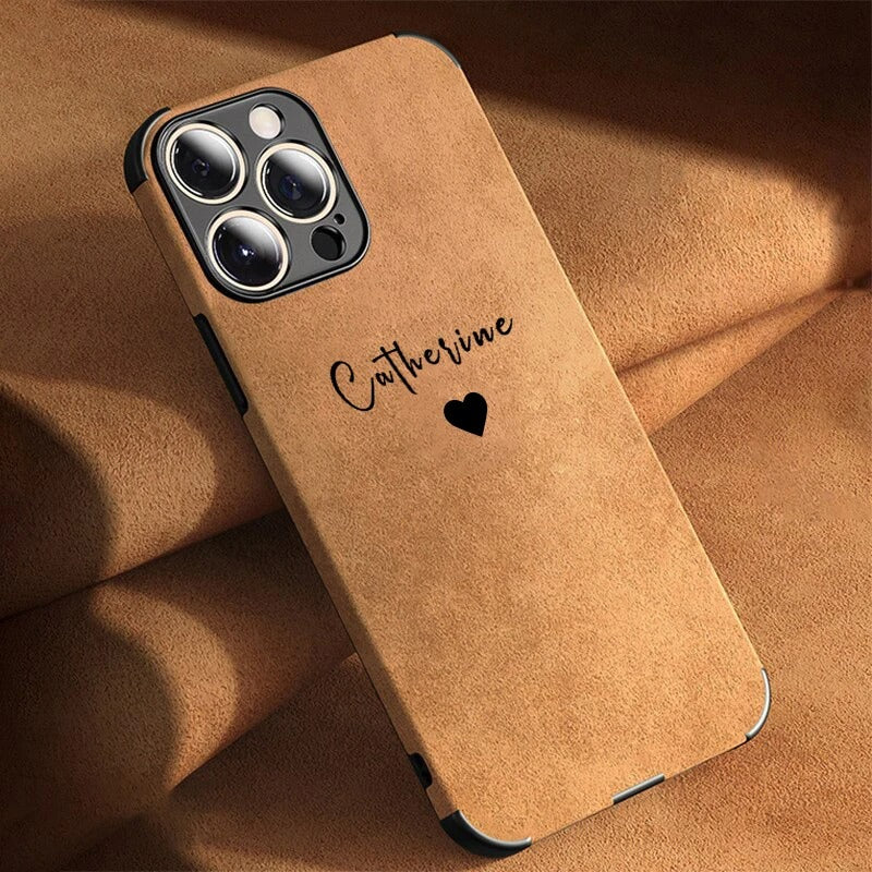 Personalisierte Handyhülle iPhone Alcantara Farben