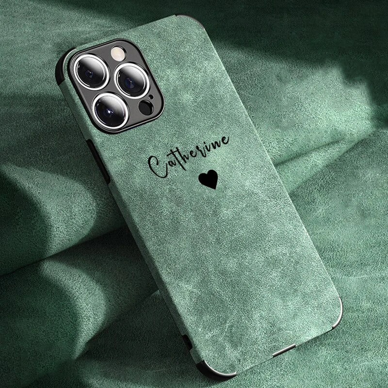 Personalisierte Handyhülle iPhone Alcantara Farben