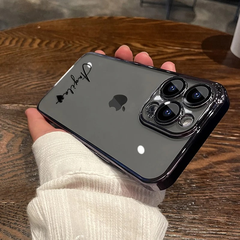 Personalisierte Handyhülle Iphone 11 12 13 14 15, Durchsichtig, Farben