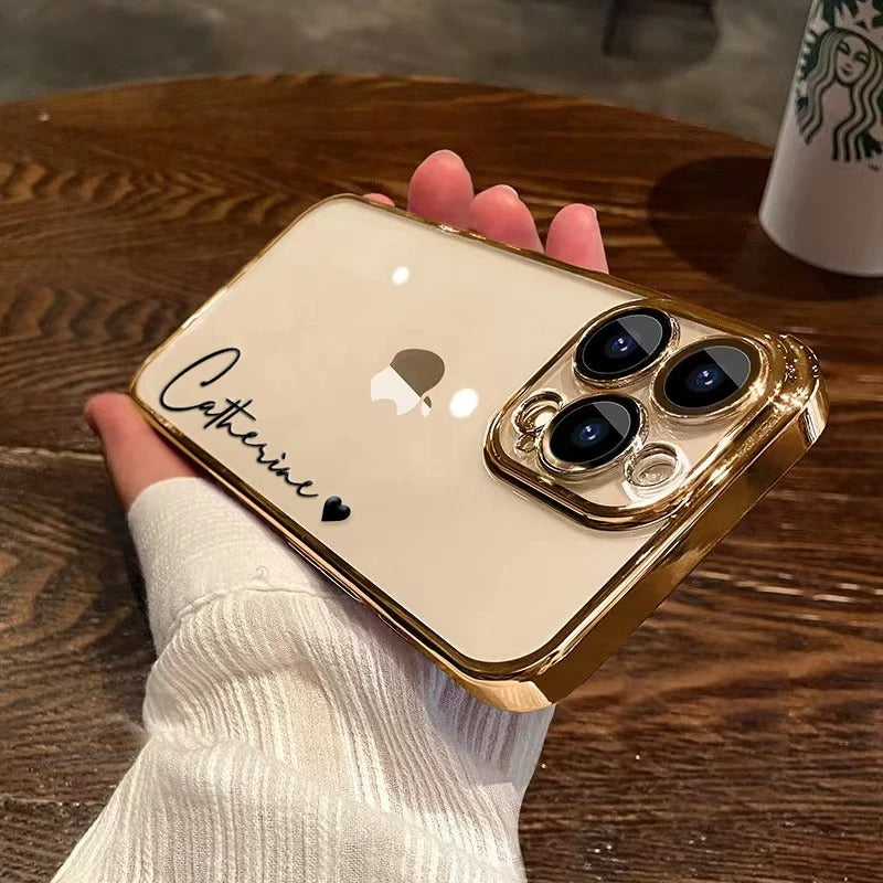 Personalisierte Handyhülle Iphone 11 12 13 14 15, Durchsichtig, Farben