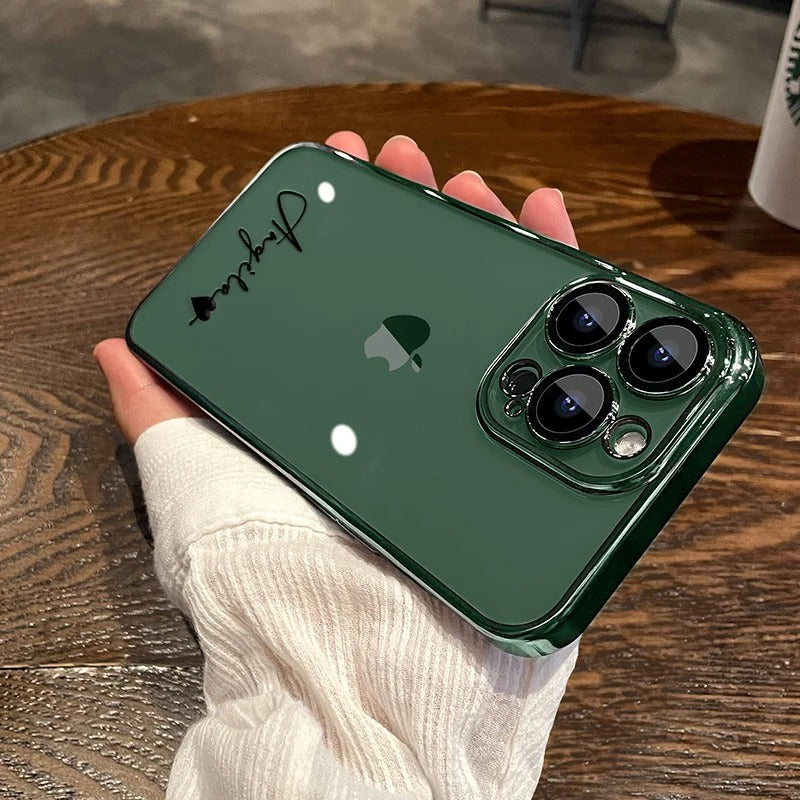 Personalisierte Handyhülle Iphone 11 12 13 14 15, Durchsichtig, Farben