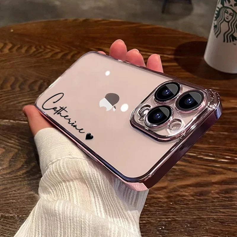 Personalisierte Handyhülle Iphone 11 12 13 14 15, Durchsichtig, Farben