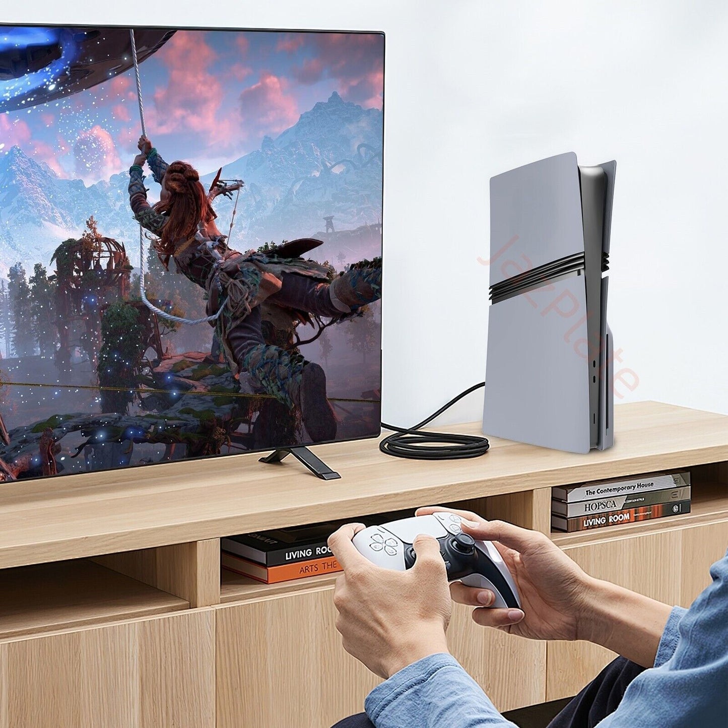 Playstation 5 Pro Disc Edition Faceplate Cover Grau Design (OVP)30th Anniversary