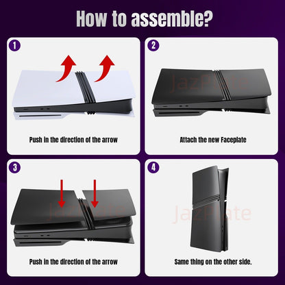 Playstation 5 Pro Disc Edition Faceplate Cover Schwarz Design (OVP)