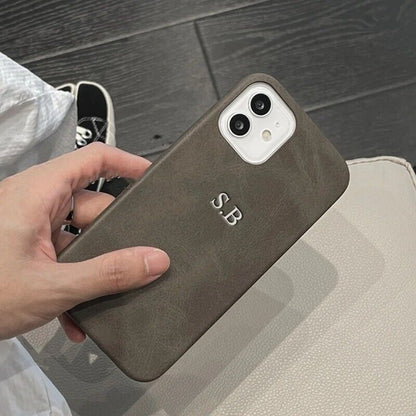 Personalisierte Handyhülle Iphone 11 12 13 14 15 Leder