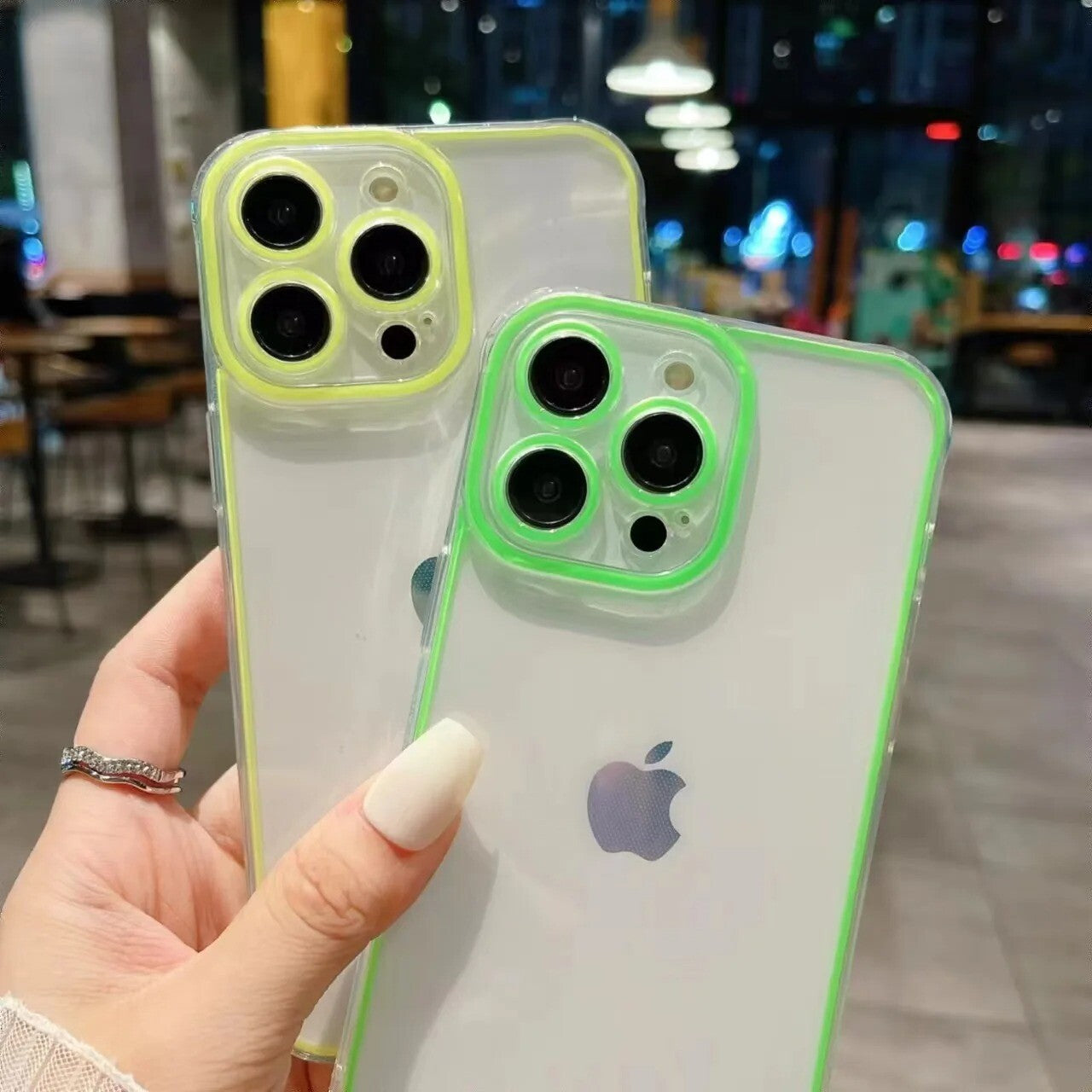 Handyhülle Iphone 11 12 13 14 15 Nachtlicht, Neon