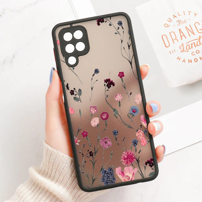 Handyhülle für Samsung A54 A34 S22 A51 A53 5G A33 S23 S21 S20 Fe A70 A72 Blumen
