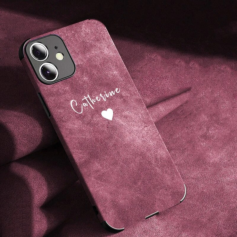 Personalisierte Handyhülle iPhone Alcantara Farben