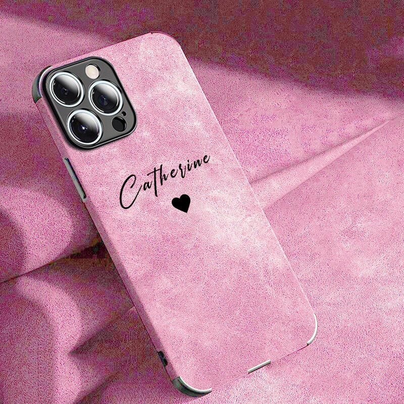 Personalisierte Handyhülle iPhone Alcantara Farben