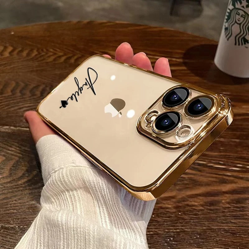 Personalisierte Handyhülle Iphone 11 12 13 14 15, Durchsichtig, Farben