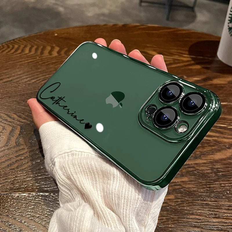 Personalisierte Handyhülle Iphone 11 12 13 14 15, Durchsichtig, Farben