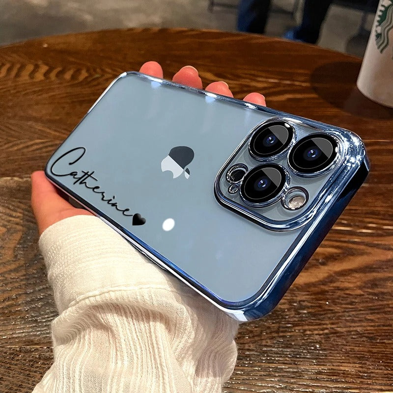 Personalisierte Handyhülle Iphone 11 12 13 14 15, Durchsichtig, Farben