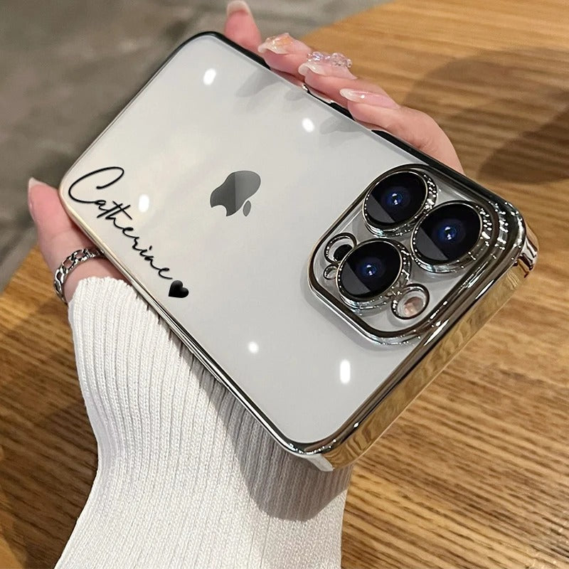 Personalisierte Handyhülle Iphone 11 12 13 14 15, Durchsichtig, Farben